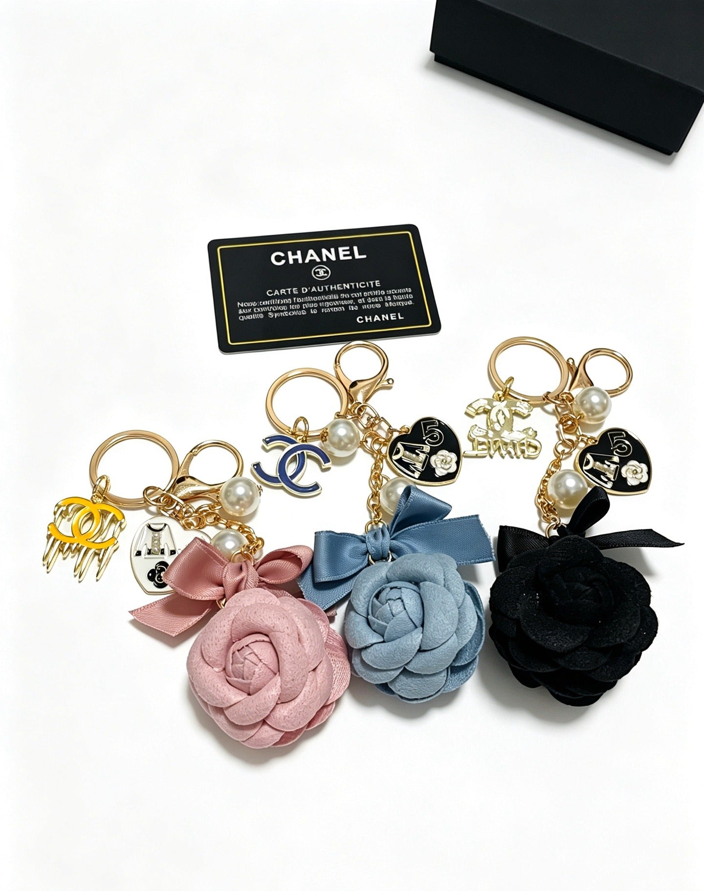 Chanel Vintage-Finish Keychain