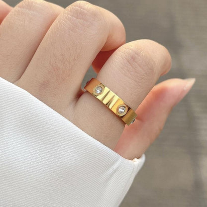 Cartier Silver Brass Ring