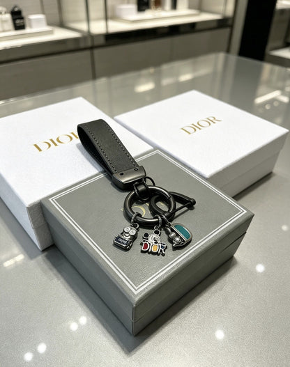 Dior Vintage-Finish Keychain