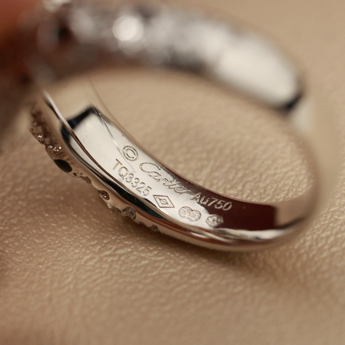 Cartier Gold Logo Ring