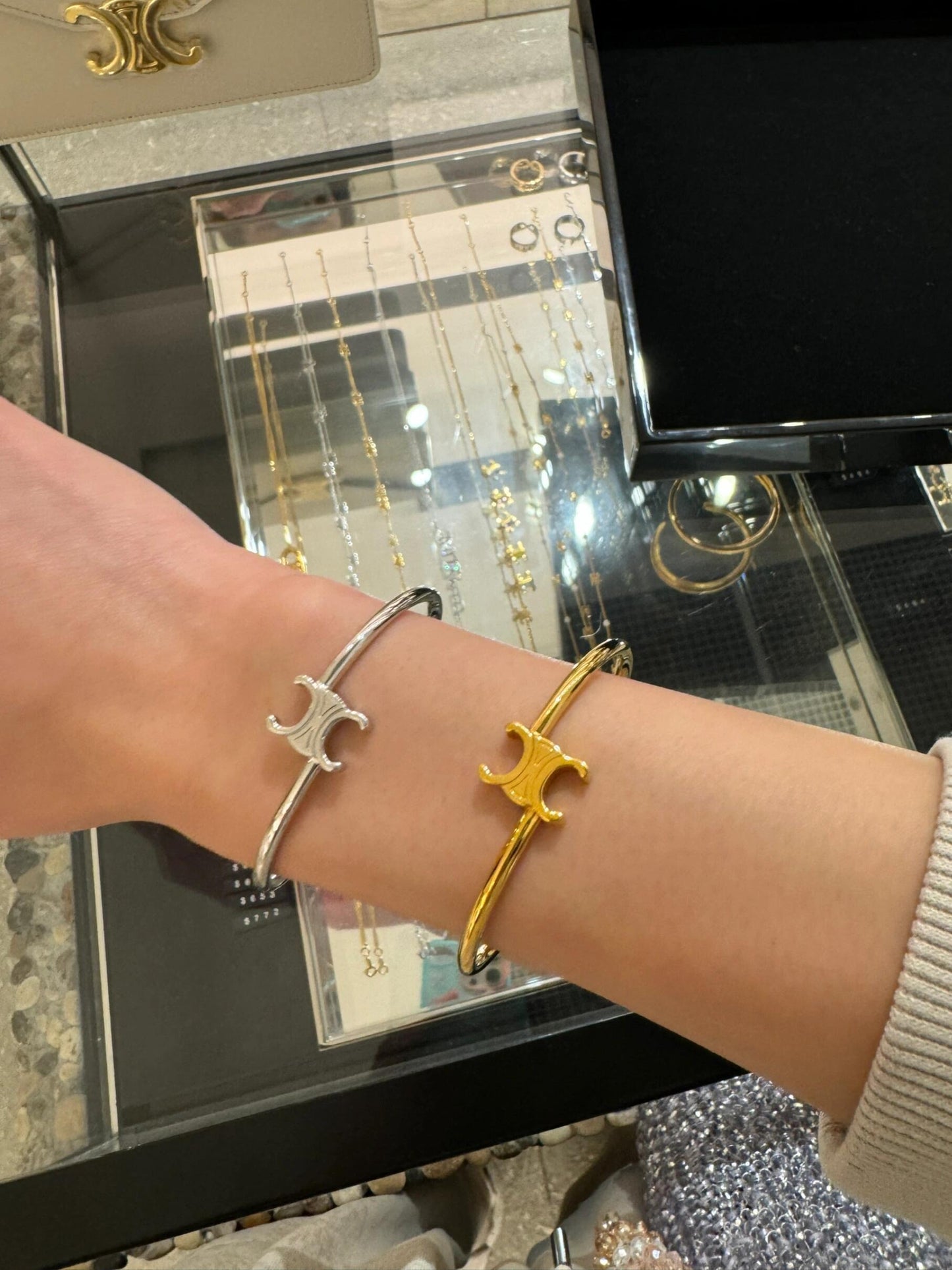 Celine Brass Bracelet