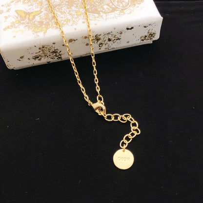 Dior Brass Tassel Necklace