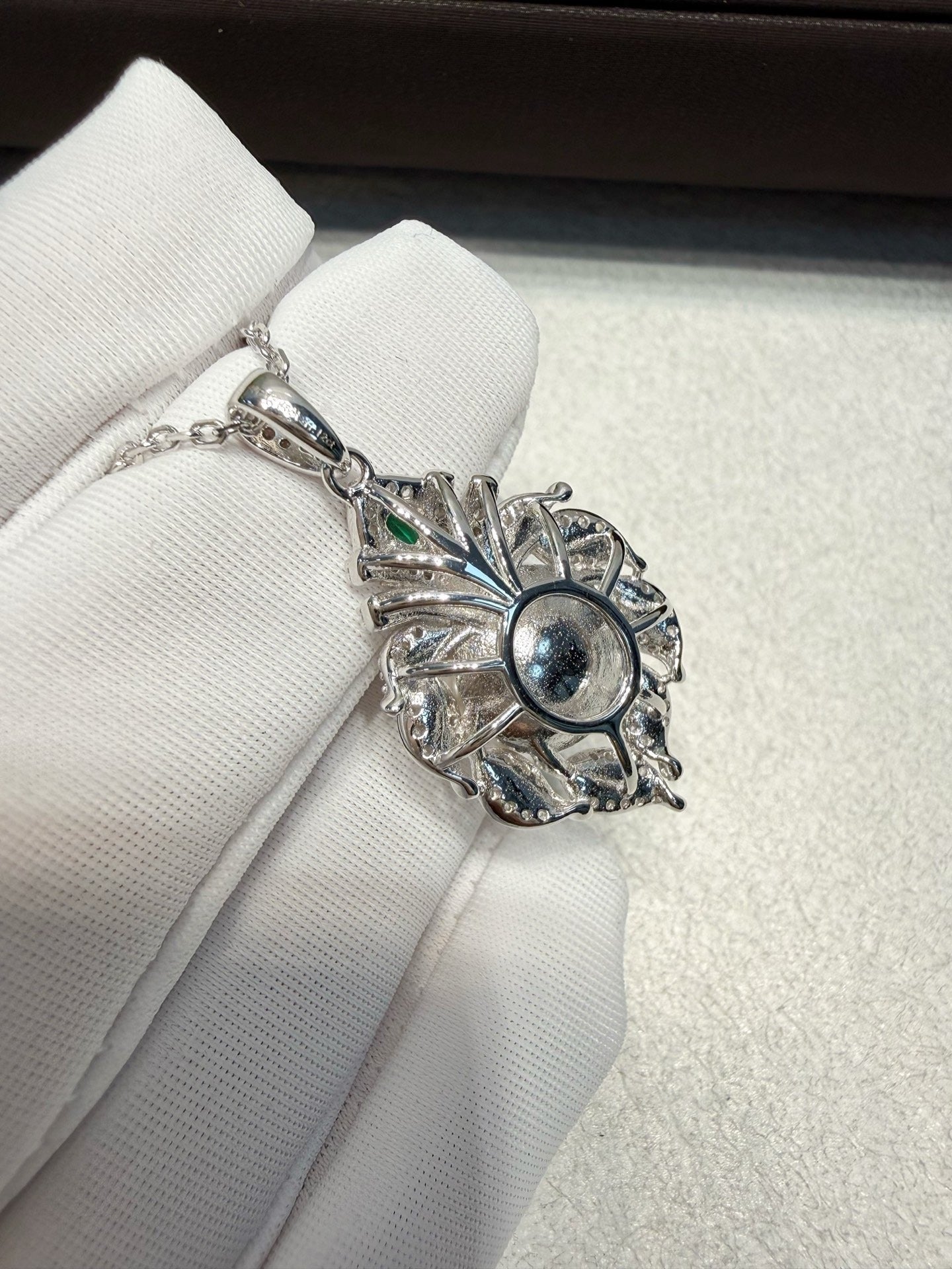 Swarovski Sterling Silver Pearl Necklace