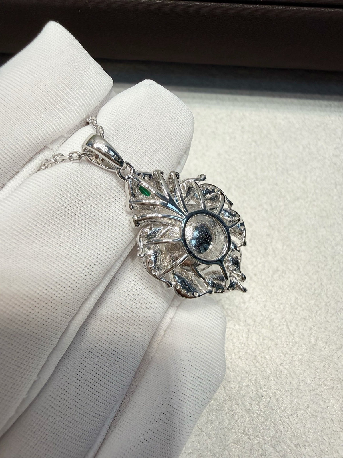 Swarovski Sterling Silver Pearl Necklace