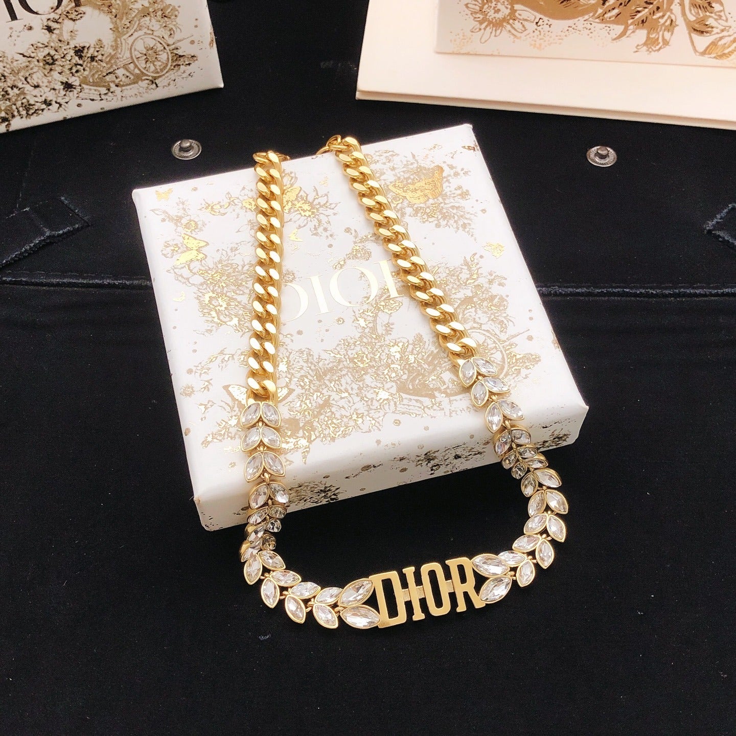 Dior Brass Necklace