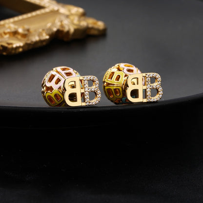 Balenciaga Brass Earrings