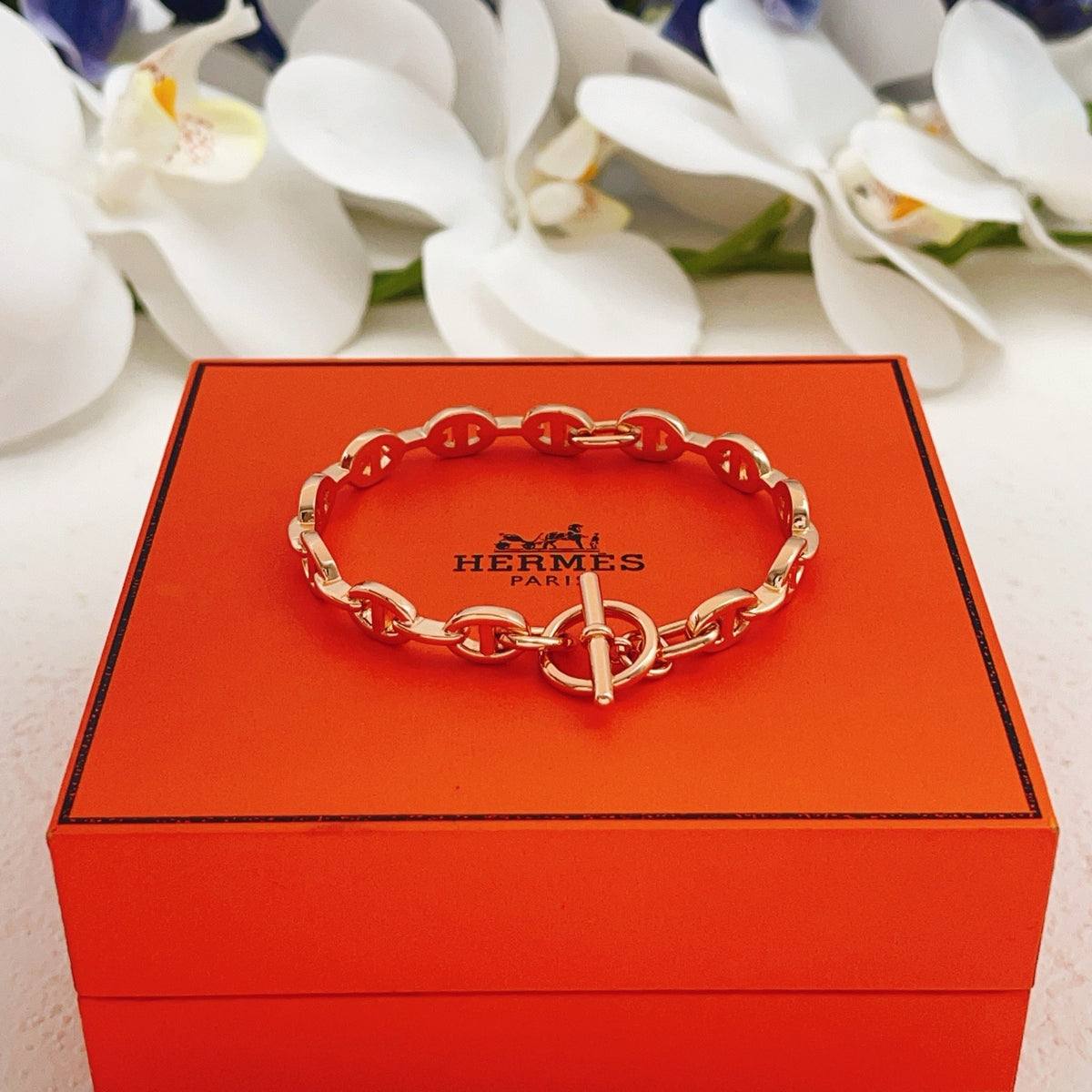 Hermes Brass Bracelet