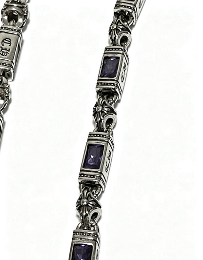 Chrome Hearts Sterling Silver Cross Necklace