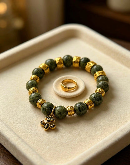 Chrome Hearts Sterling Silver Cross Bracelet