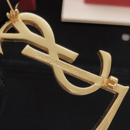 Saint Laurent Brass Brooch