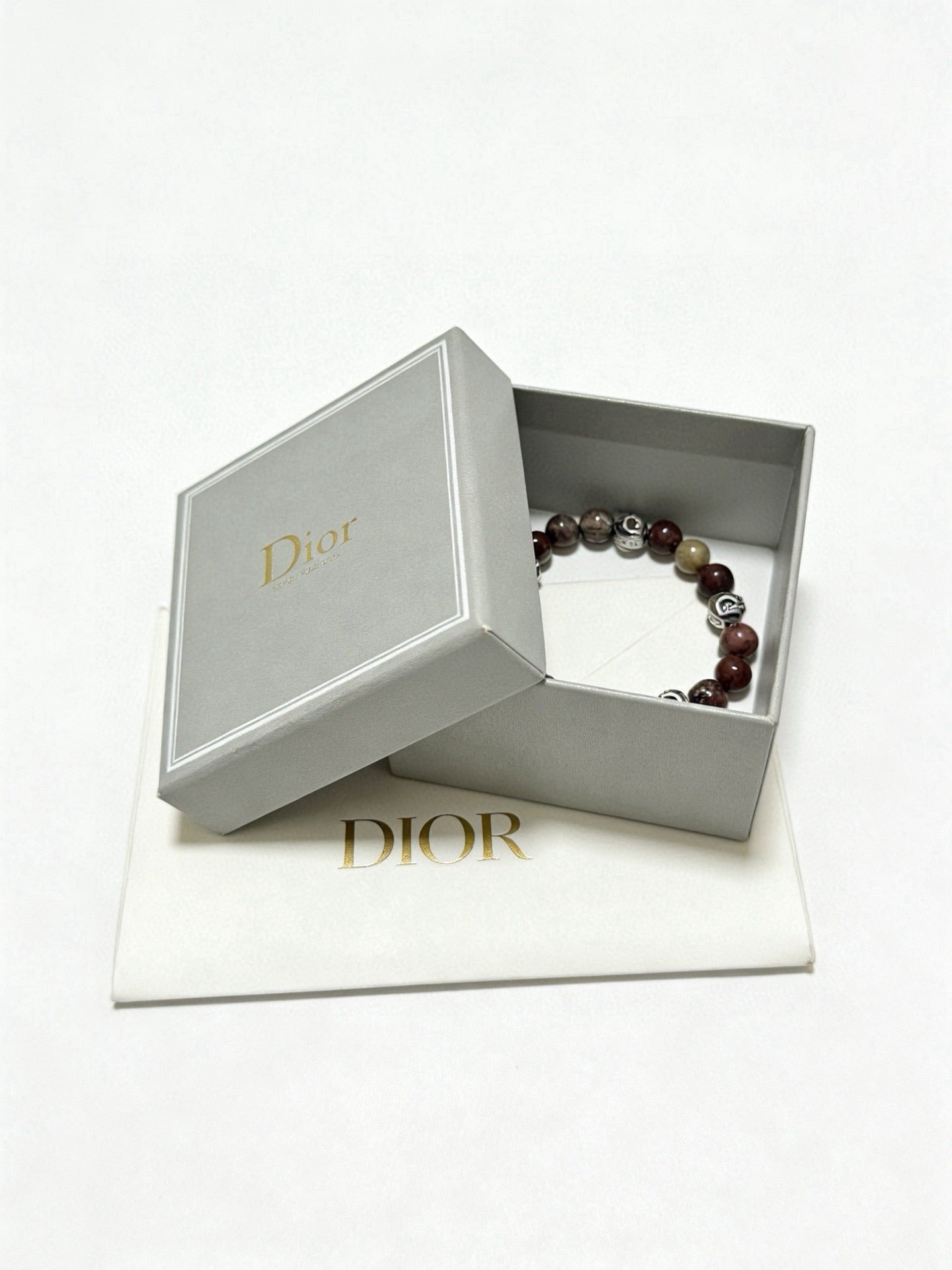 Dior Sterling Silver Vintage-Finish Bracelet
