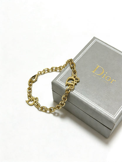 Dior Sterling Silver Chain Bracelet