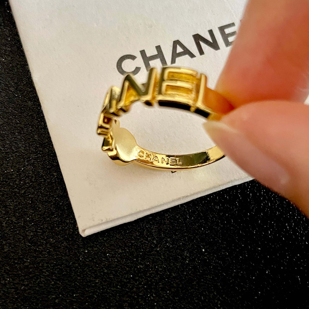 Chanel Logo Ring