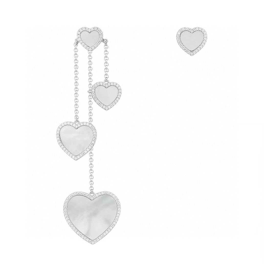 APM Monaco Heart Earrings