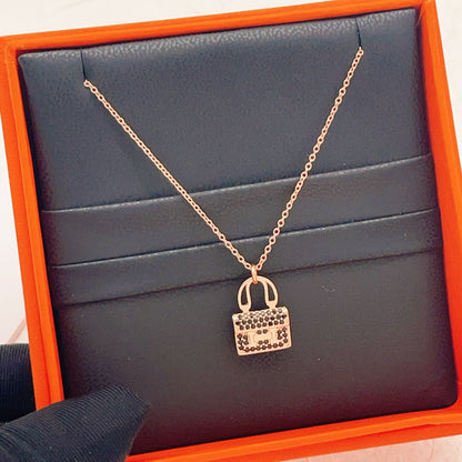 Hermes Brass Necklace
