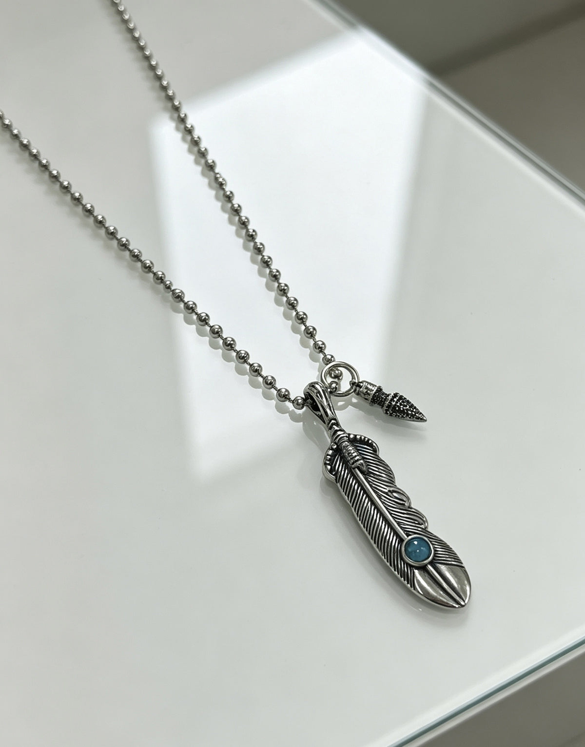 Chrome Hearts Sterling Silver Cross Necklace