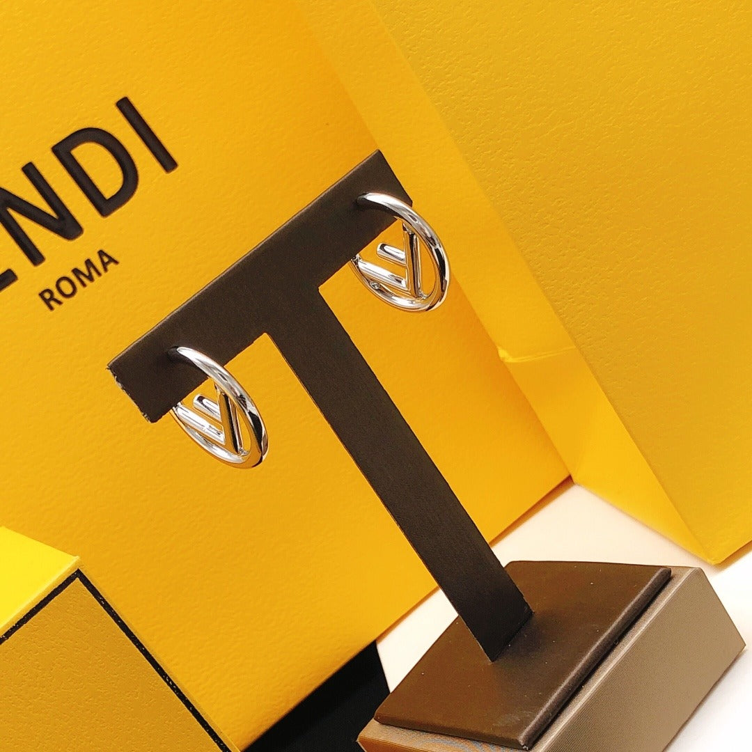 Fendi Silver Earrings