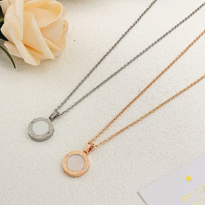 Bvlgari Brass Round Necklace