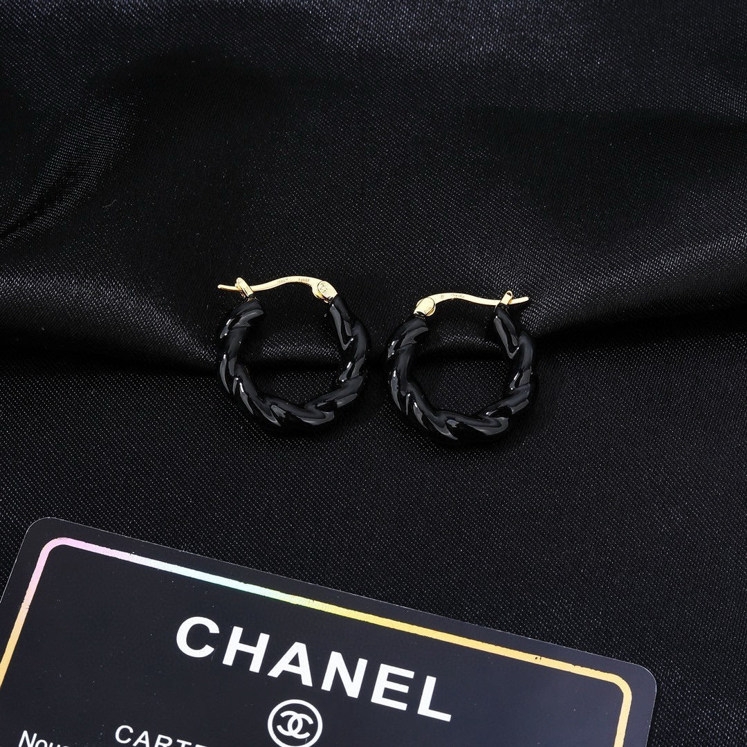 Bottega Veneta Enamel Earrings