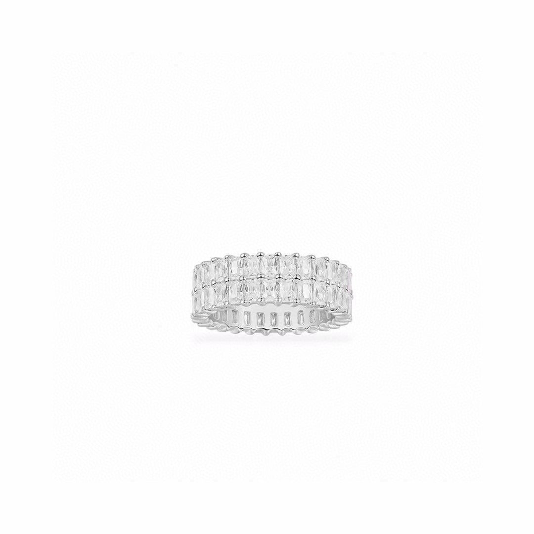 APM Monaco White Crystal Ring