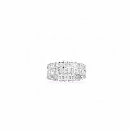 APM Monaco White Crystal Ring