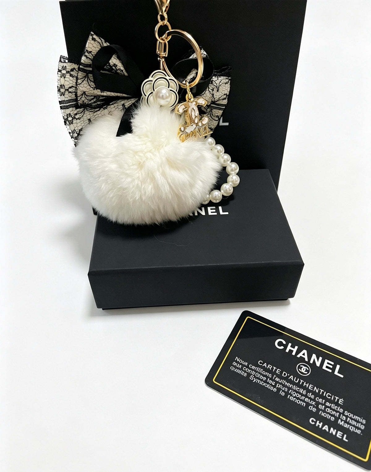 Chanel Vintage-Finish Keychain