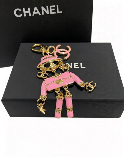 Chanel Vintage-Finish Keychain