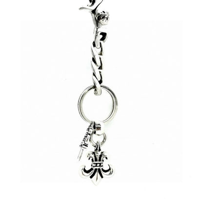 Chrome Hearts Sterling Silver Keychain
