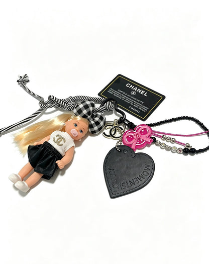 Chanel Vintage-Finish Keychain