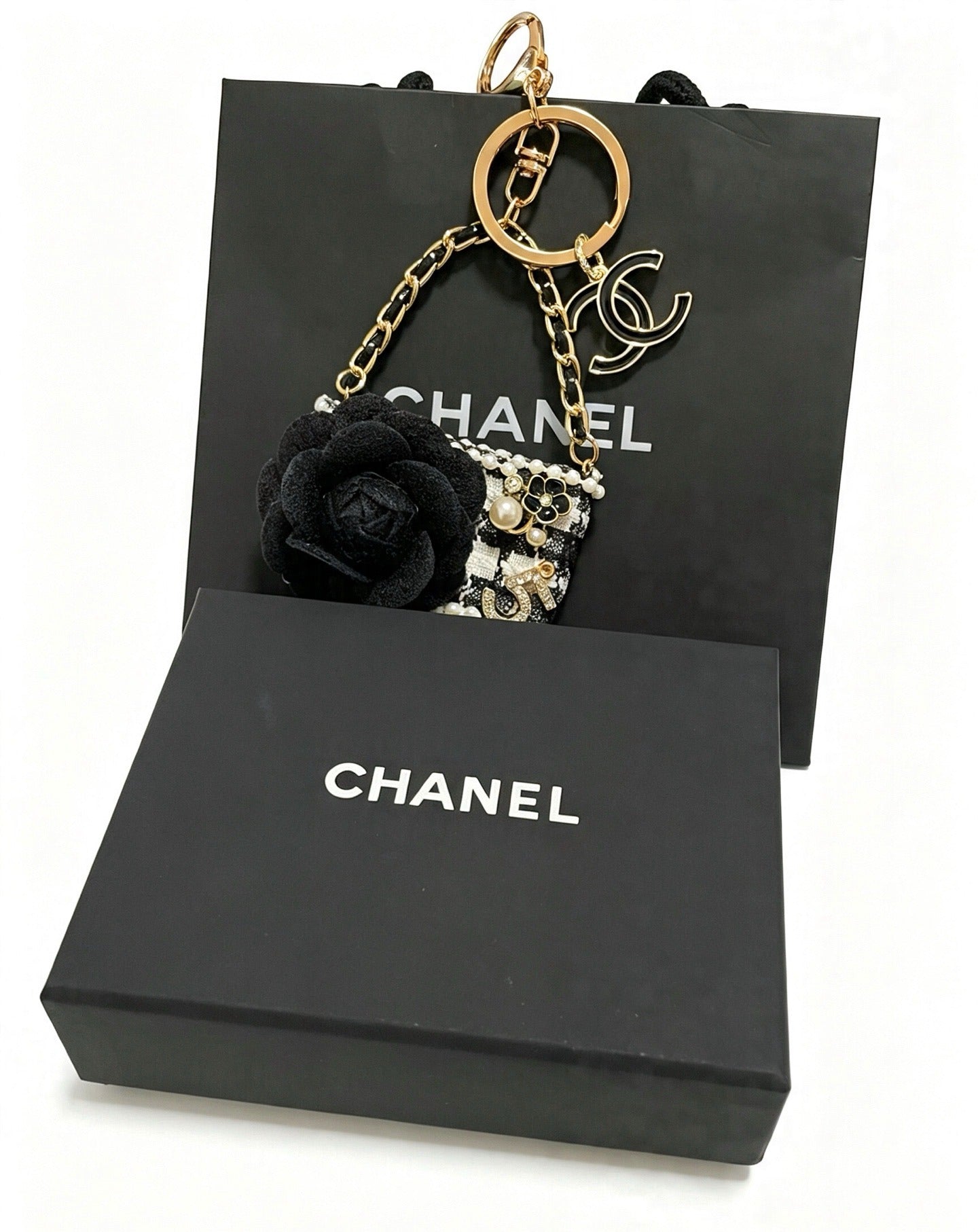 Chanel Vintage-Finish Keychain