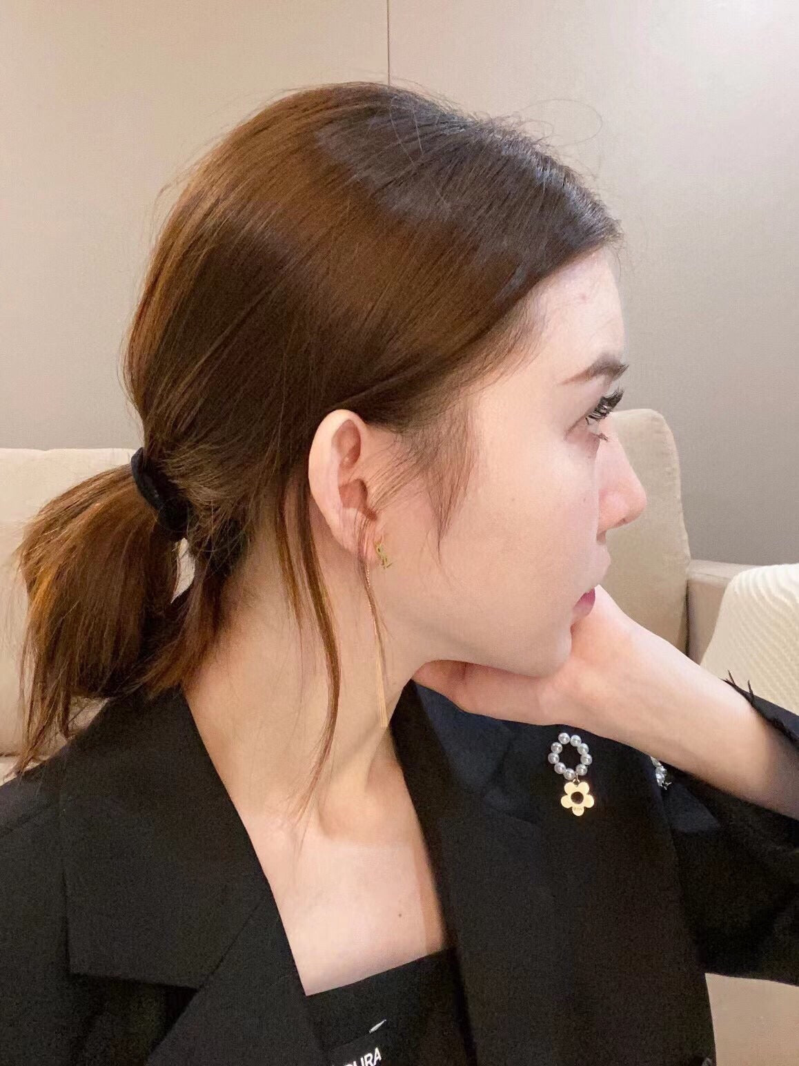 Saint Laurent Tassel Earrings