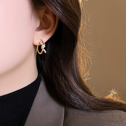 Tiffany & Co. Gold Brass Knot Earrings