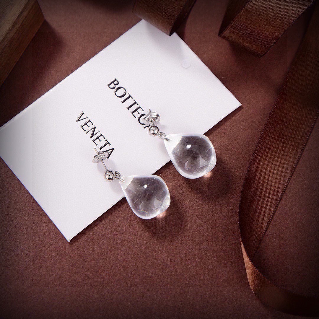 Bottega Veneta Brass Earrings