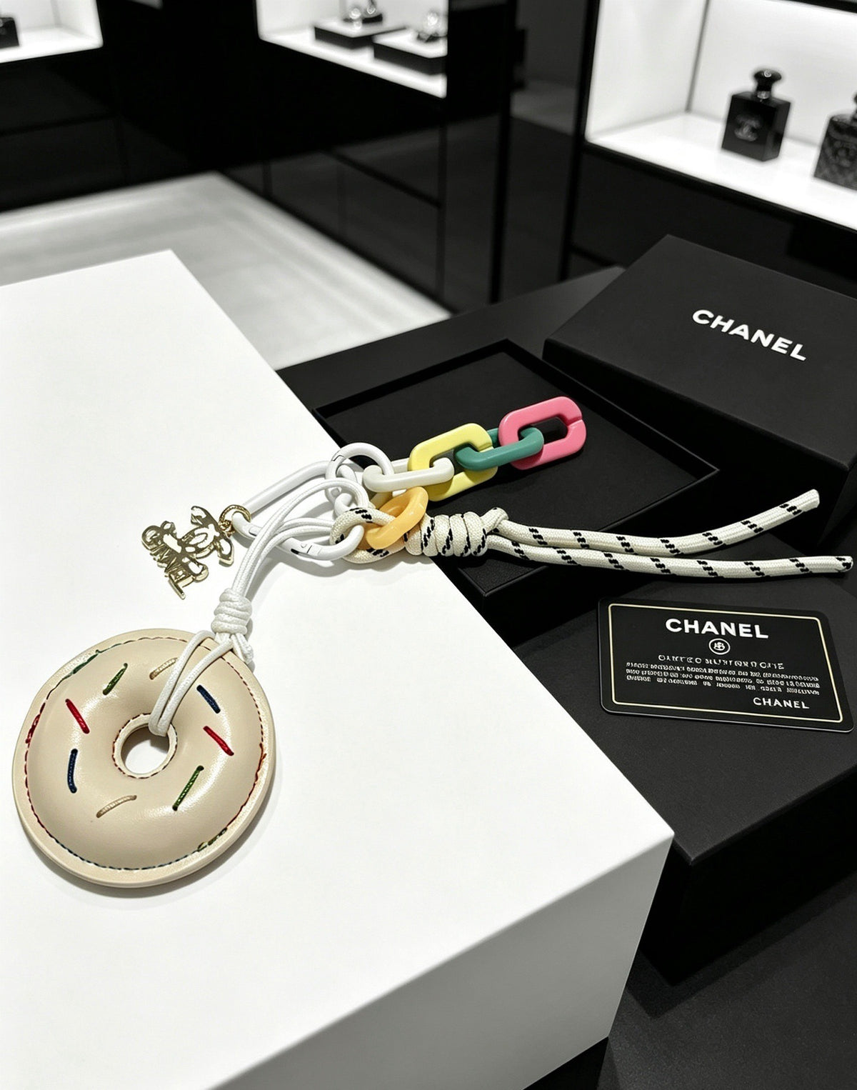 Chanel Vintage-Finish Keychain