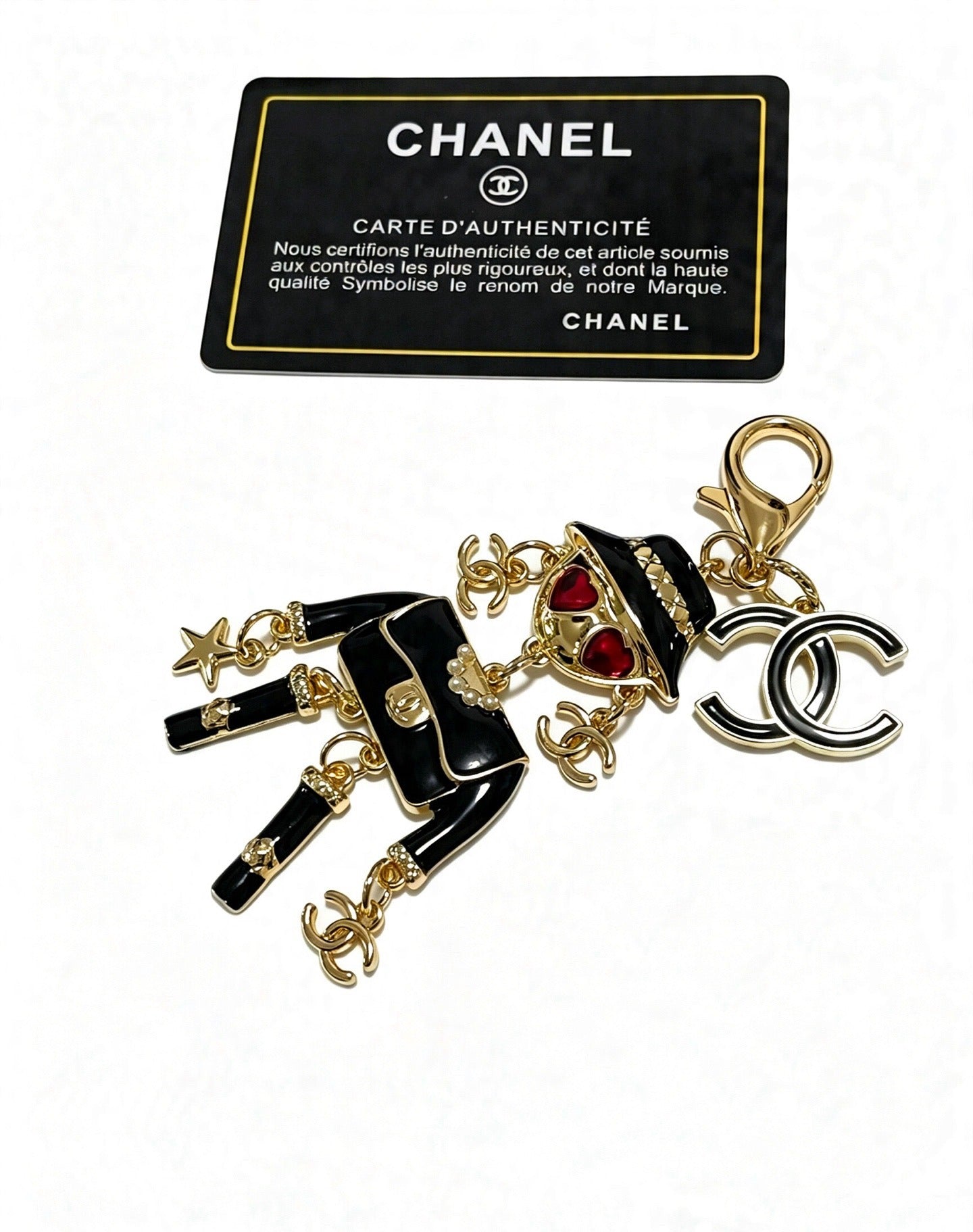 Chanel Vintage-Finish Keychain