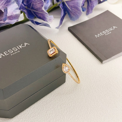 Messika Gold Brass Pave Bracelet