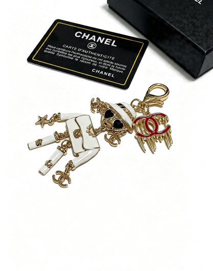Chanel Vintage-Finish Keychain