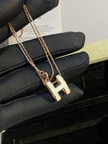 Hermes Logo Necklace