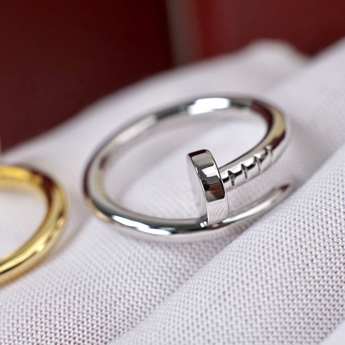 Cartier Silver Juste un Clou Ring