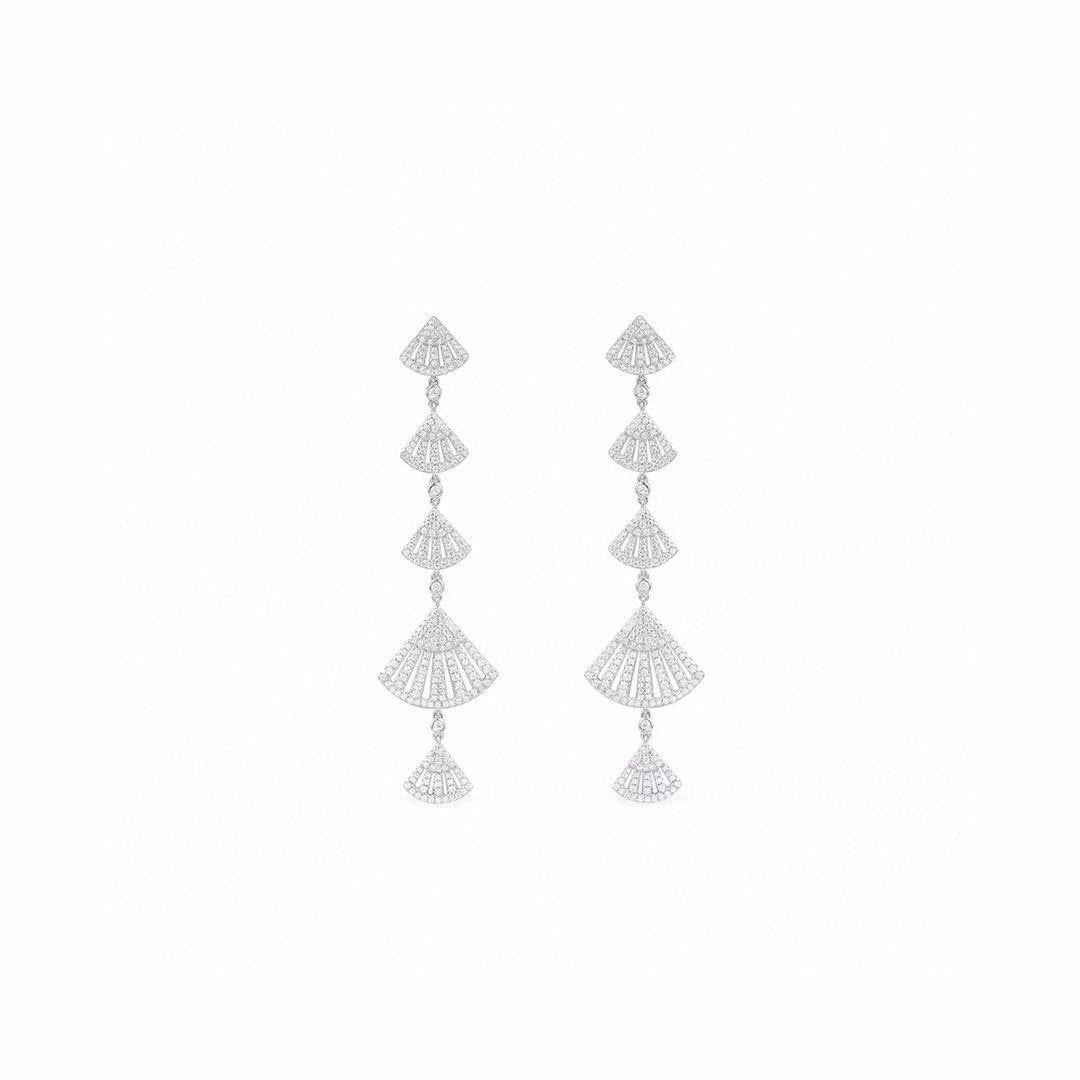 APM Monaco White Earrings