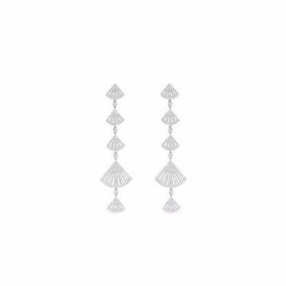 APM Monaco White Earrings