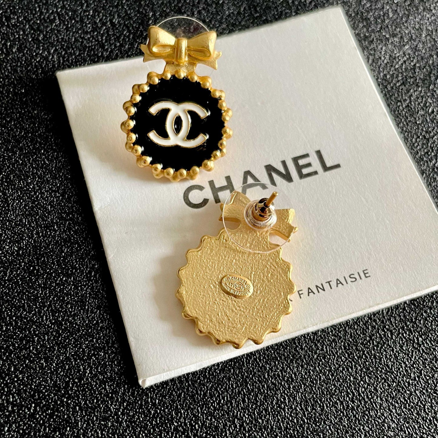 Chanel Bow Earrings