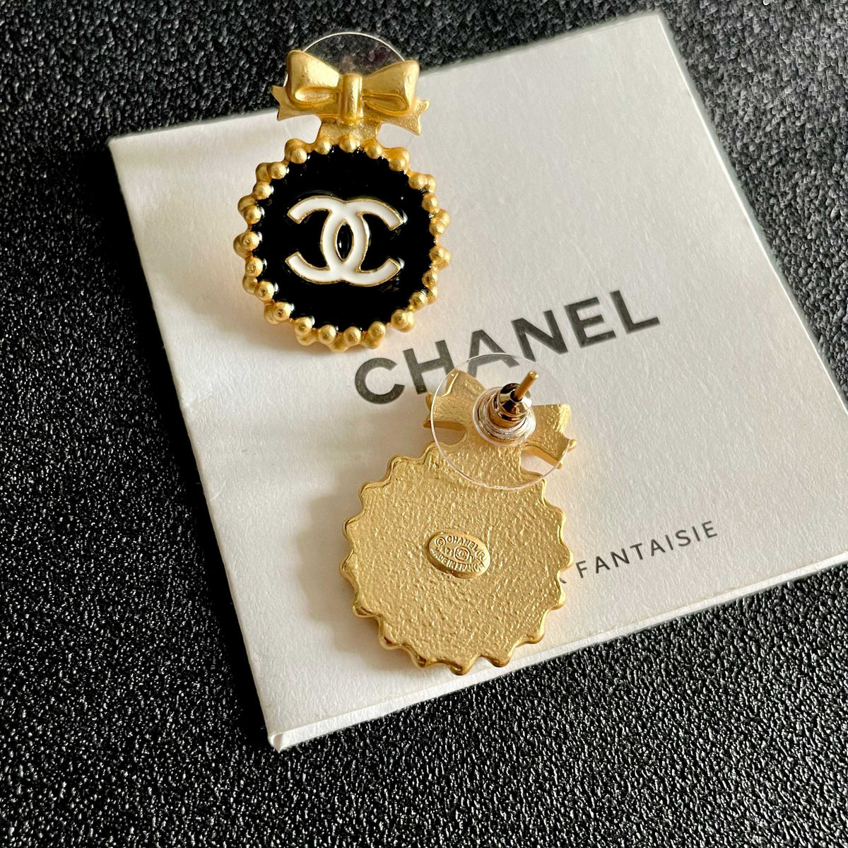 Chanel Bow Earrings