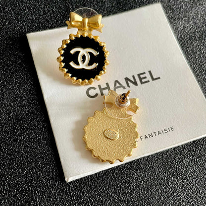 Chanel Bow Earrings