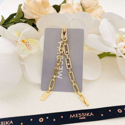 Messika Gold Brass Pave Bracelet