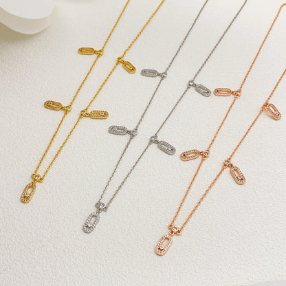 Messika Gold Brass Tassel Necklace