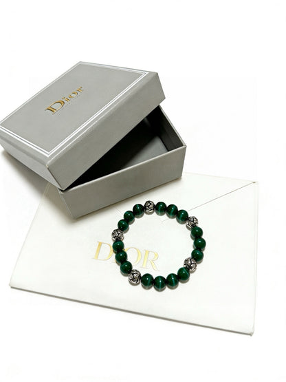 Dior Sterling Silver Vintage-Finish Bracelet