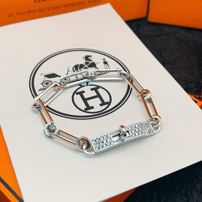 Hermes Silver Brass Bracelet