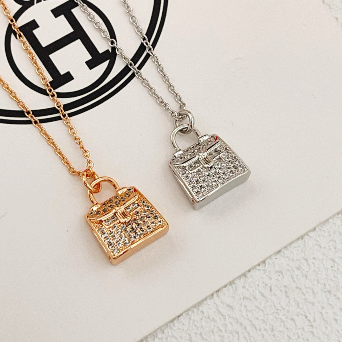 Hermes Brass Necklace
