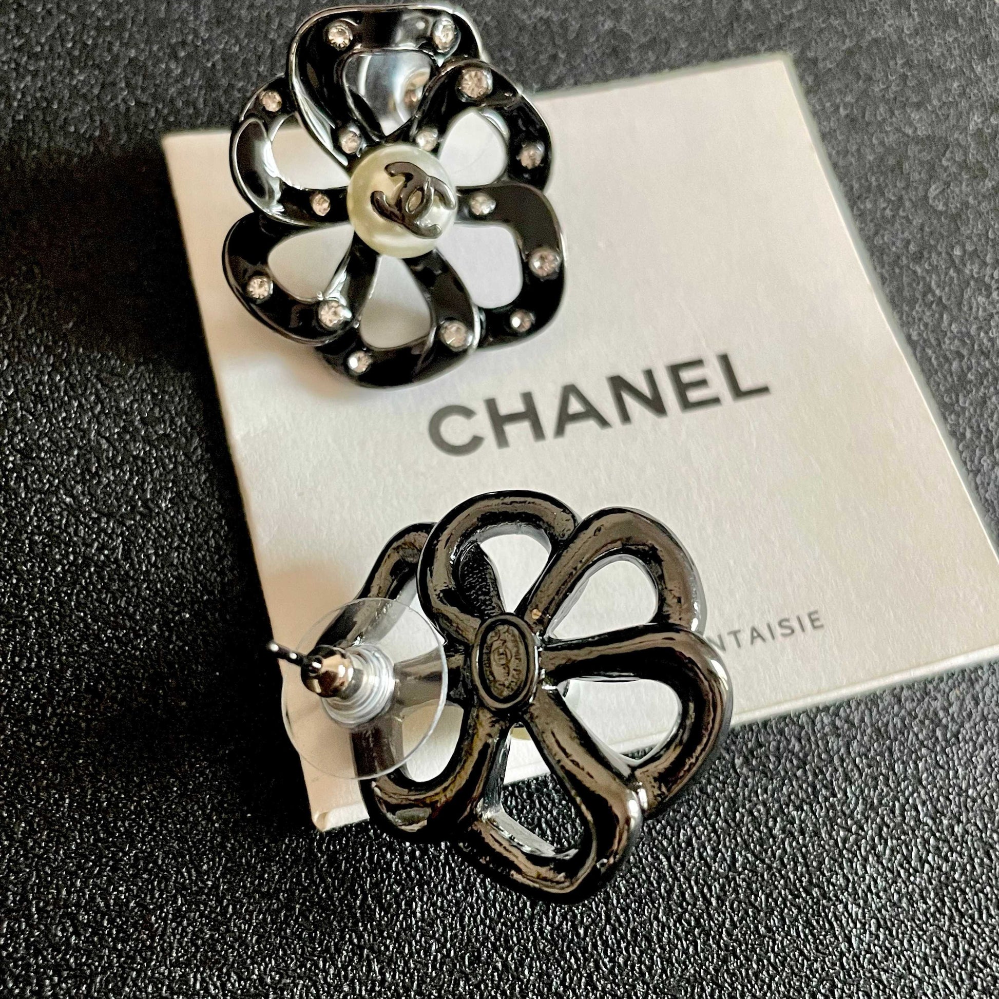 Chanel Openwork Earrings